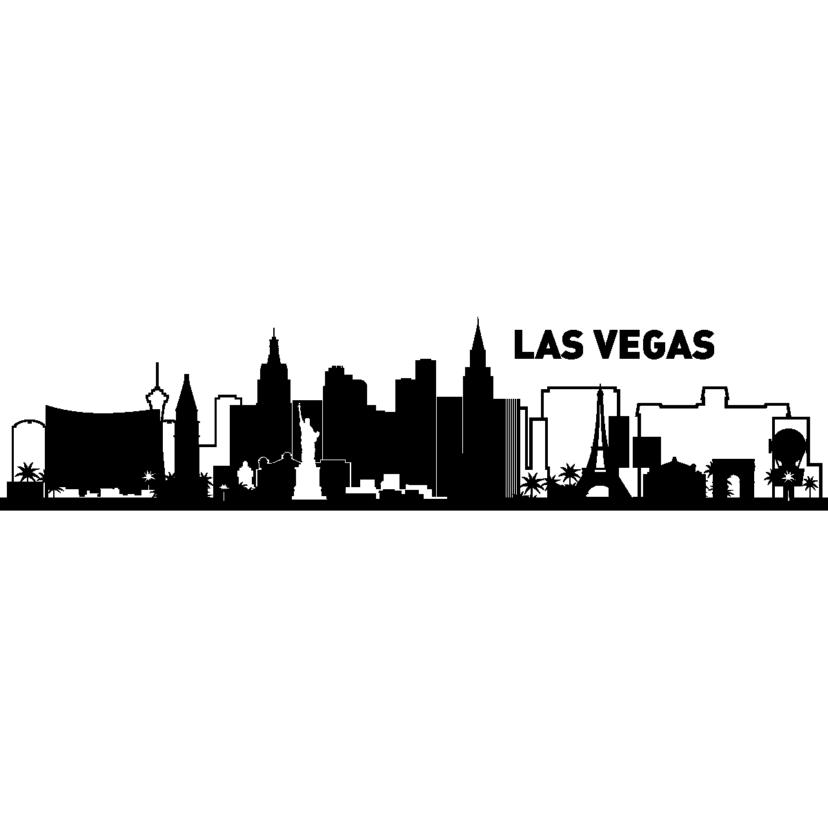  Vinyl Wall Art Decal - Welcome to Las Vegas Sign - 35