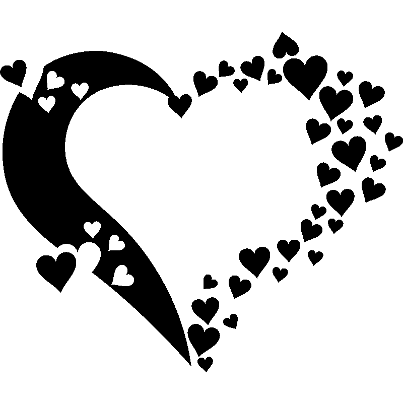 Adesivo cuore diviso – AdesiviADESIVO CAMERA DA LETTO Amore -  Ambiance-sticker
