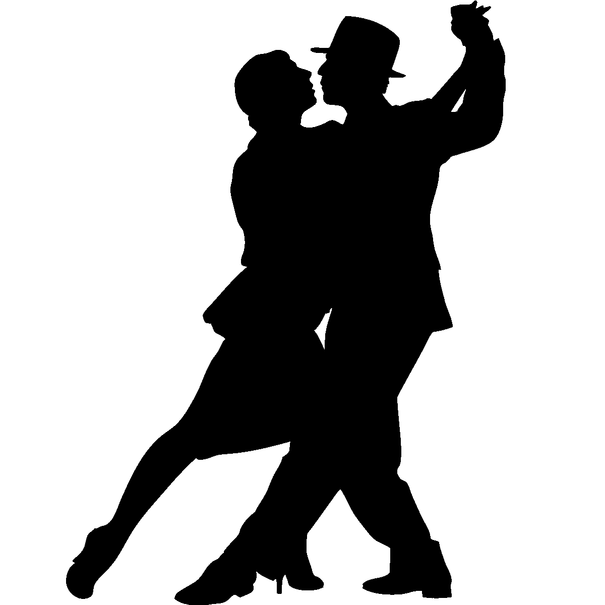 Stickers De Silhouettes Et Personnages Sticker Danseuse De Tango My Xxx Hot Girl