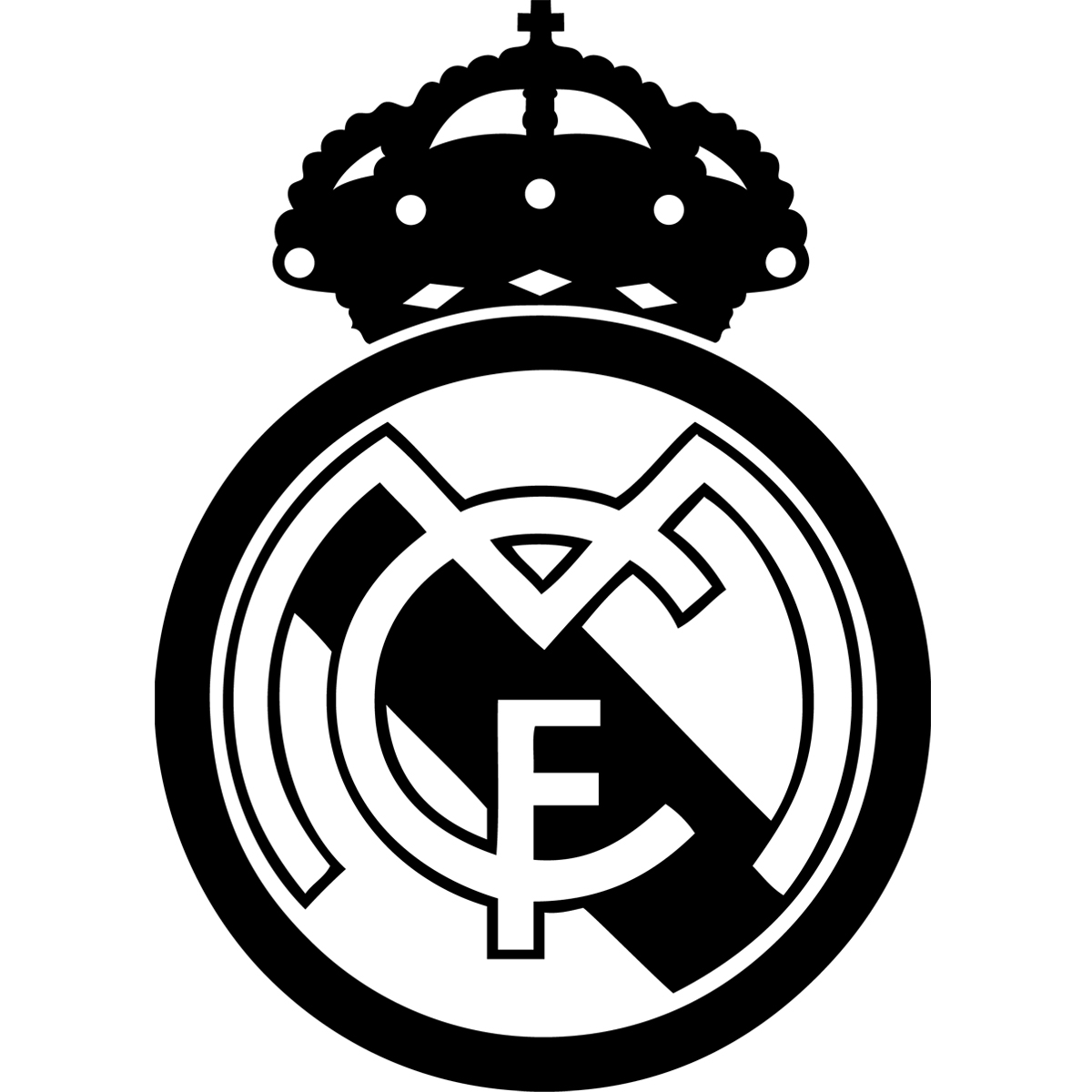 Real Madrid shield wall sticker
