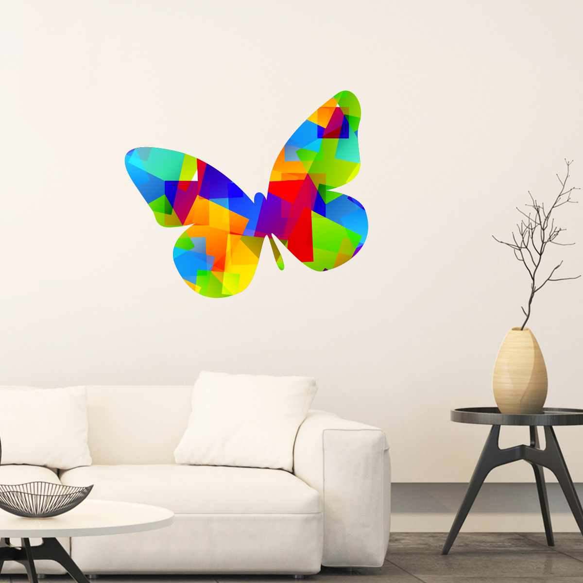 Stickers 3d: papillons – stickers muraux papillons 3d - ambiance