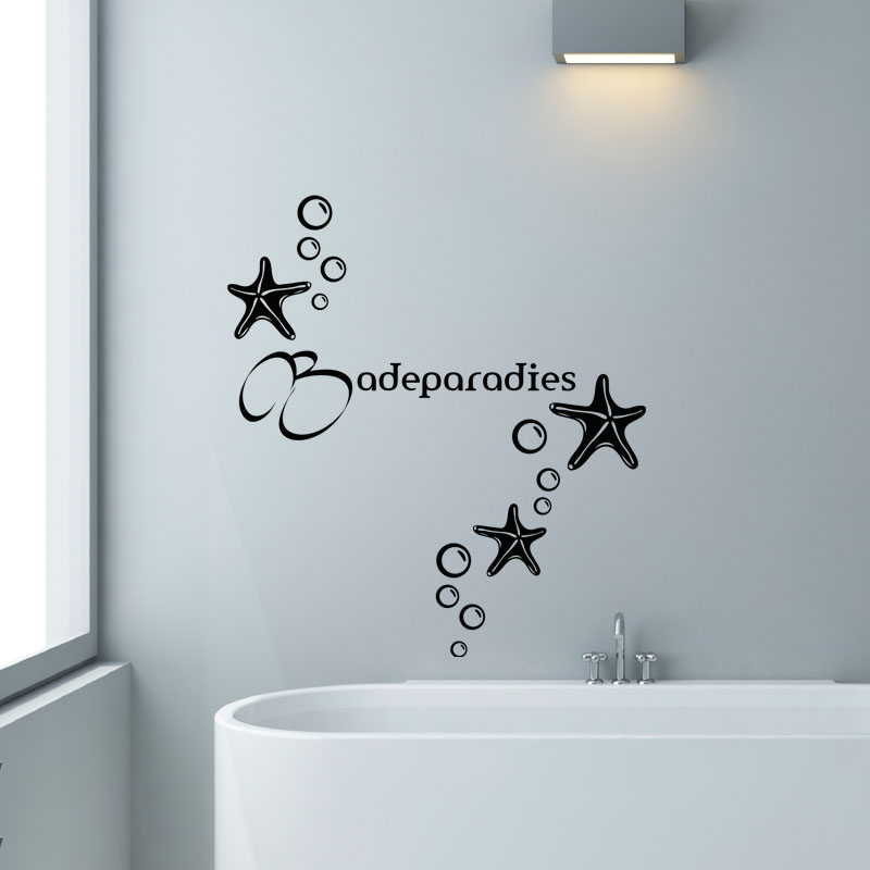 Sticker salle de bain citation Badeparadies – Stickers STICKERS CITATIONS  Allemand - Ambiance-sticker