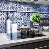 Wall decal tiles kitchen