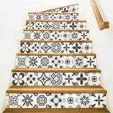 Wall decal stairs tiles