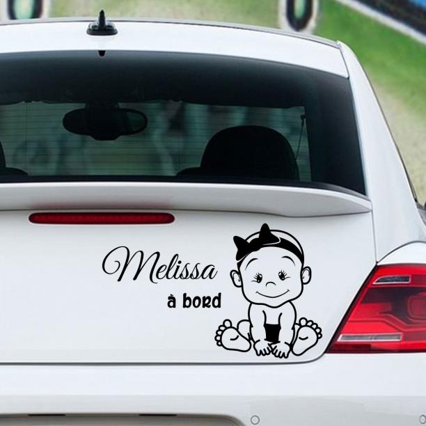 Sticker autocollant auto voiture Bébé à bord Bouriquet 16x16cm réf 3570 -  Stickers Muraux Enfant