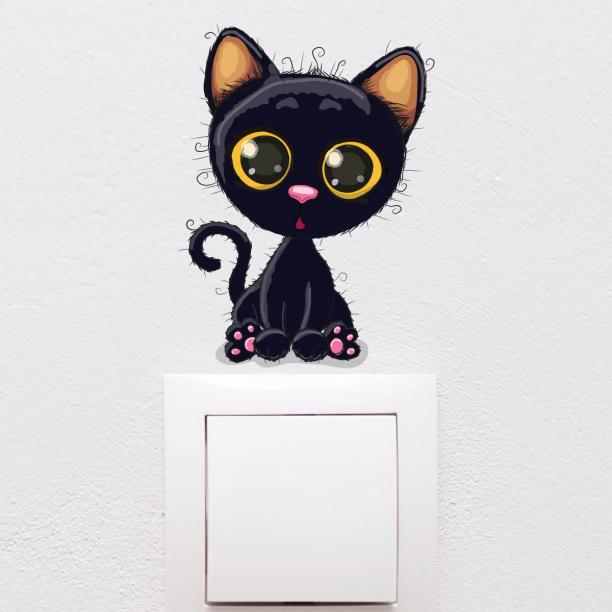 Stickers muraux pattes de chats et chatons par Décorécébo
