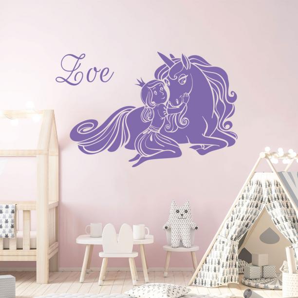 Stickers Muraux Chambre Fille Princesse & Prince